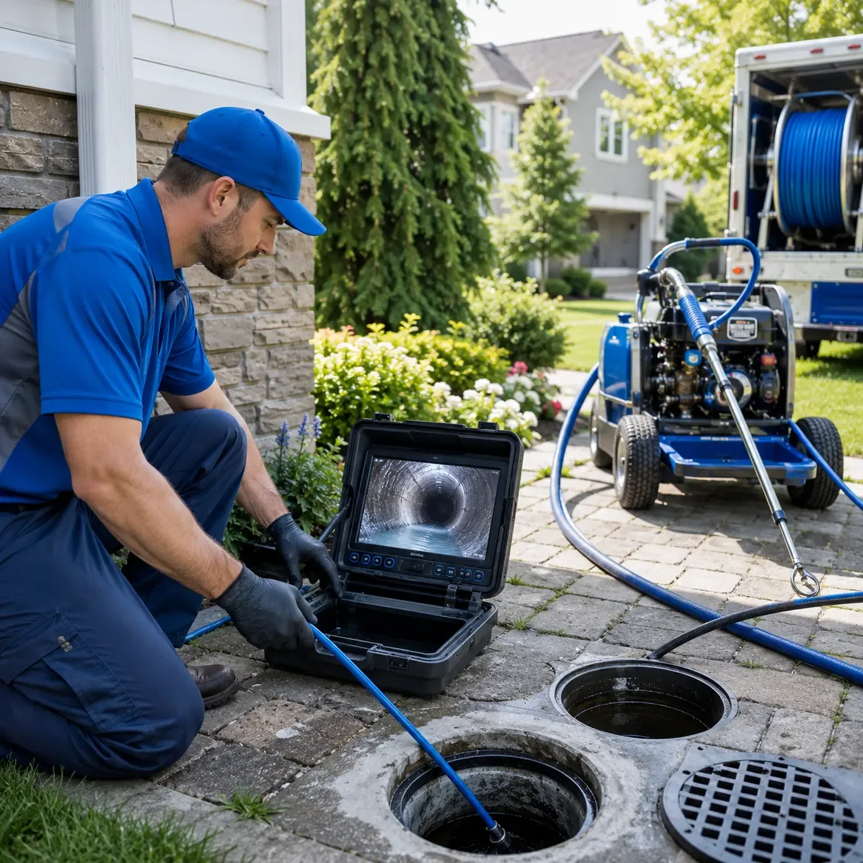 Outdoor drain cleaning professionals serving Blythedale, MO